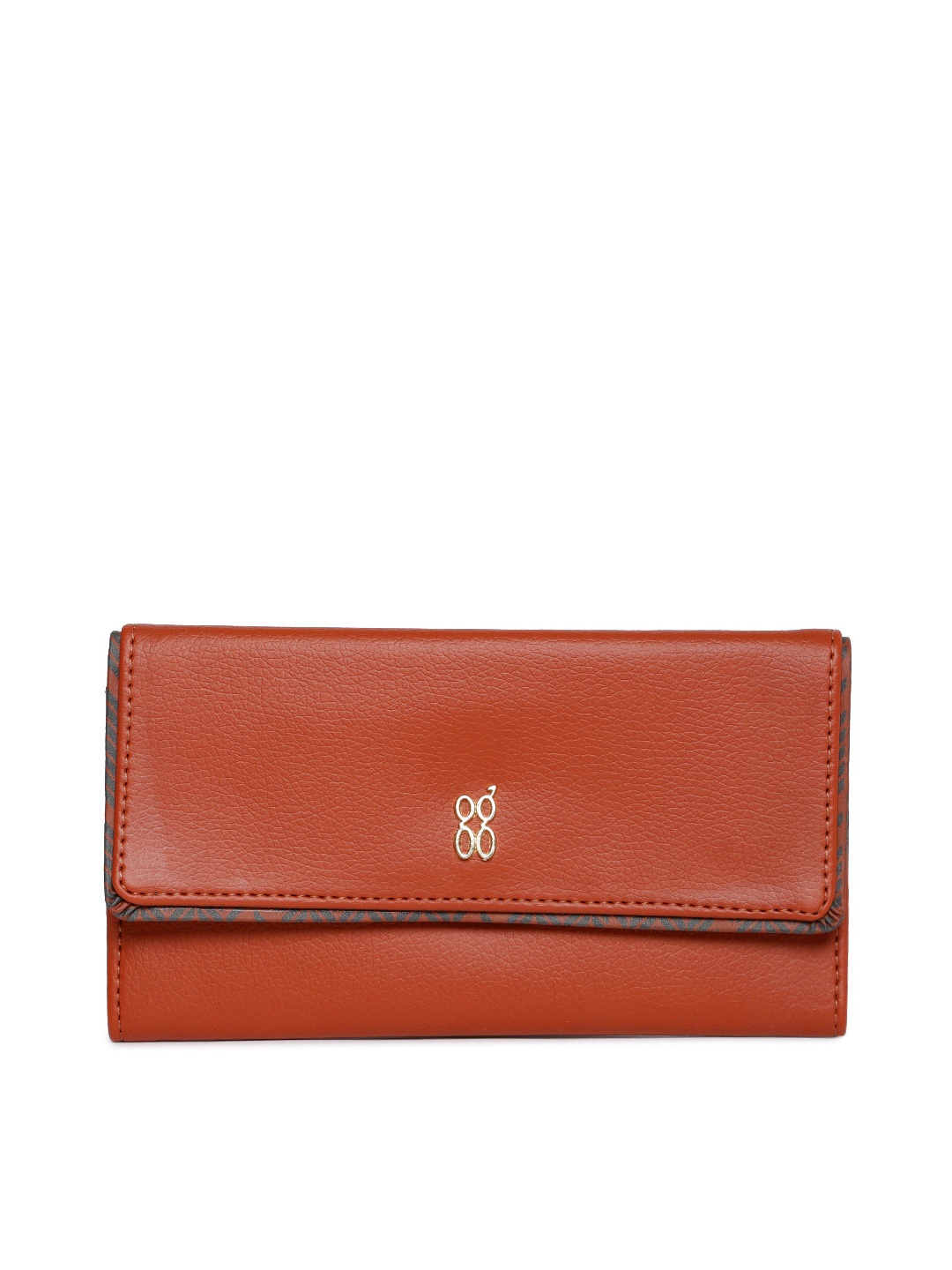 

Baggit Women Red Solid Three Fold Wallet