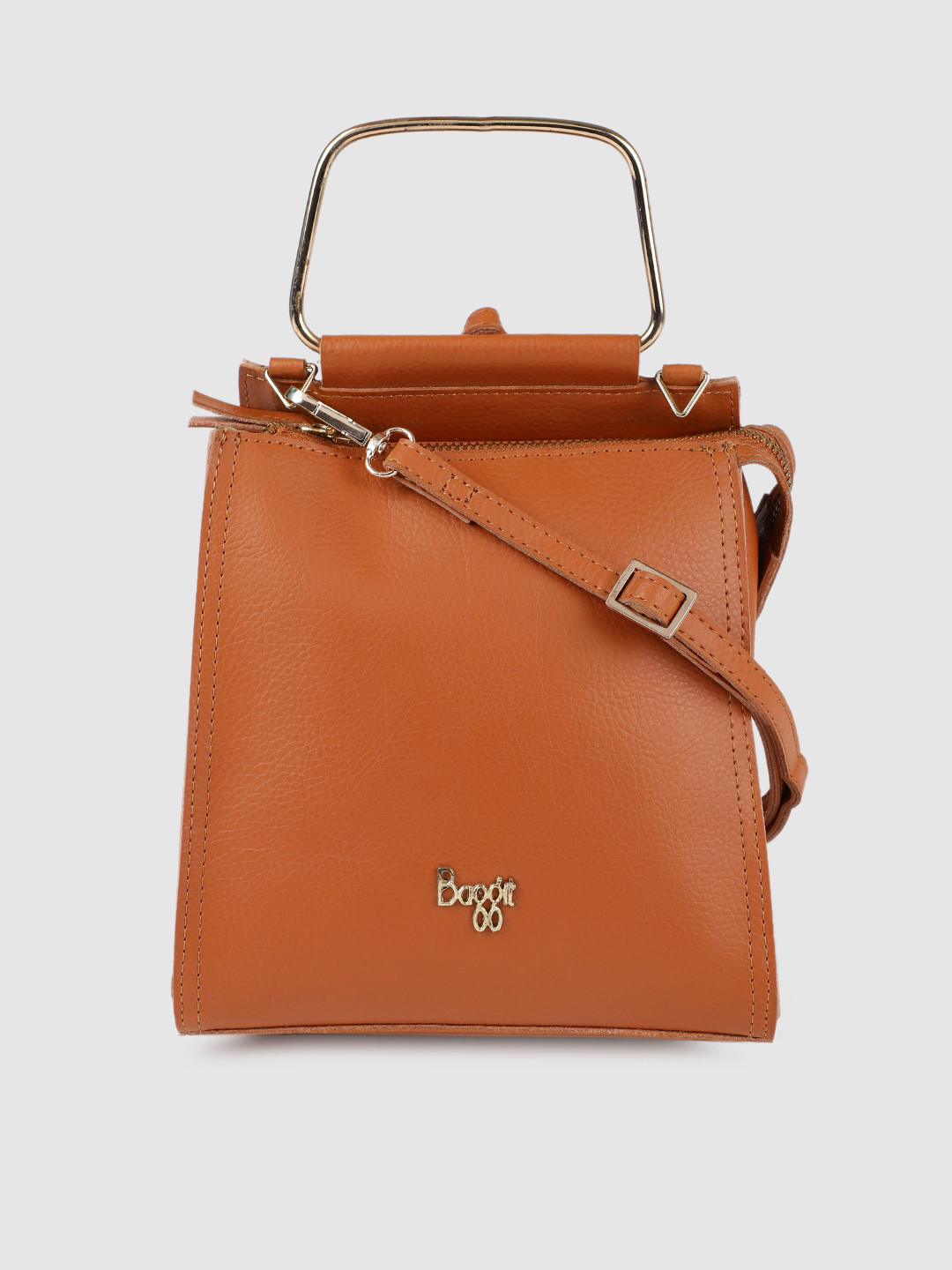 

Baggit Brown Solid Handheld Bag