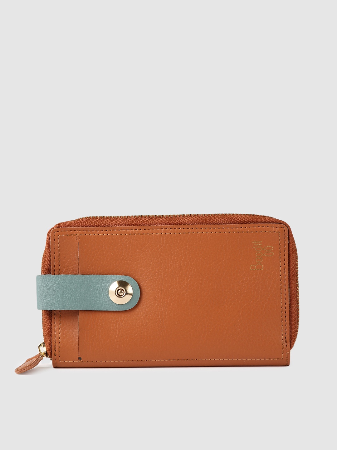 

Baggit Women Tan Solid Card Holder