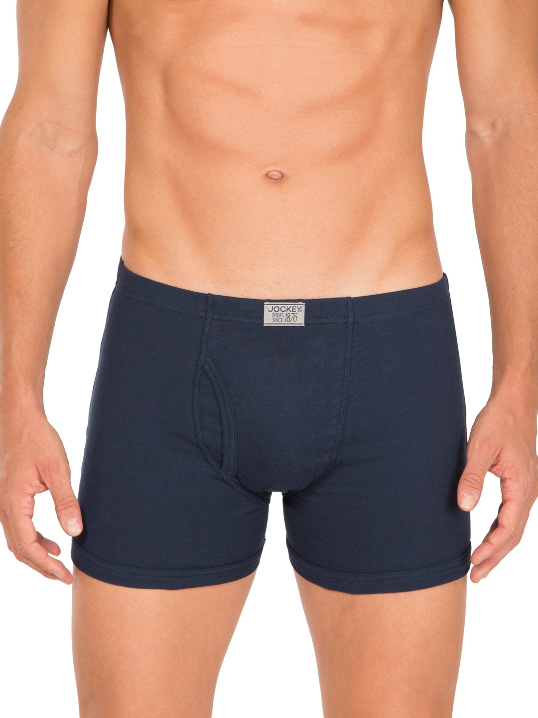 

Jockey Men Navy Blue Solid Trunk 8008-0105
