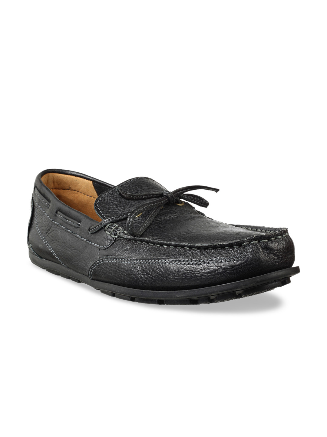 

Clarks Men Black Boat Shoes
