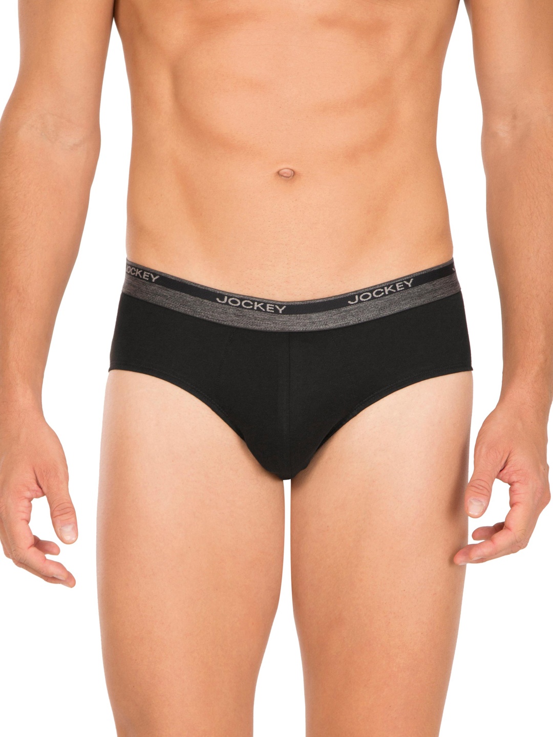 

Jockey Modern Classic Men Black Solid SQUARE CUT Briefs 8037-0105