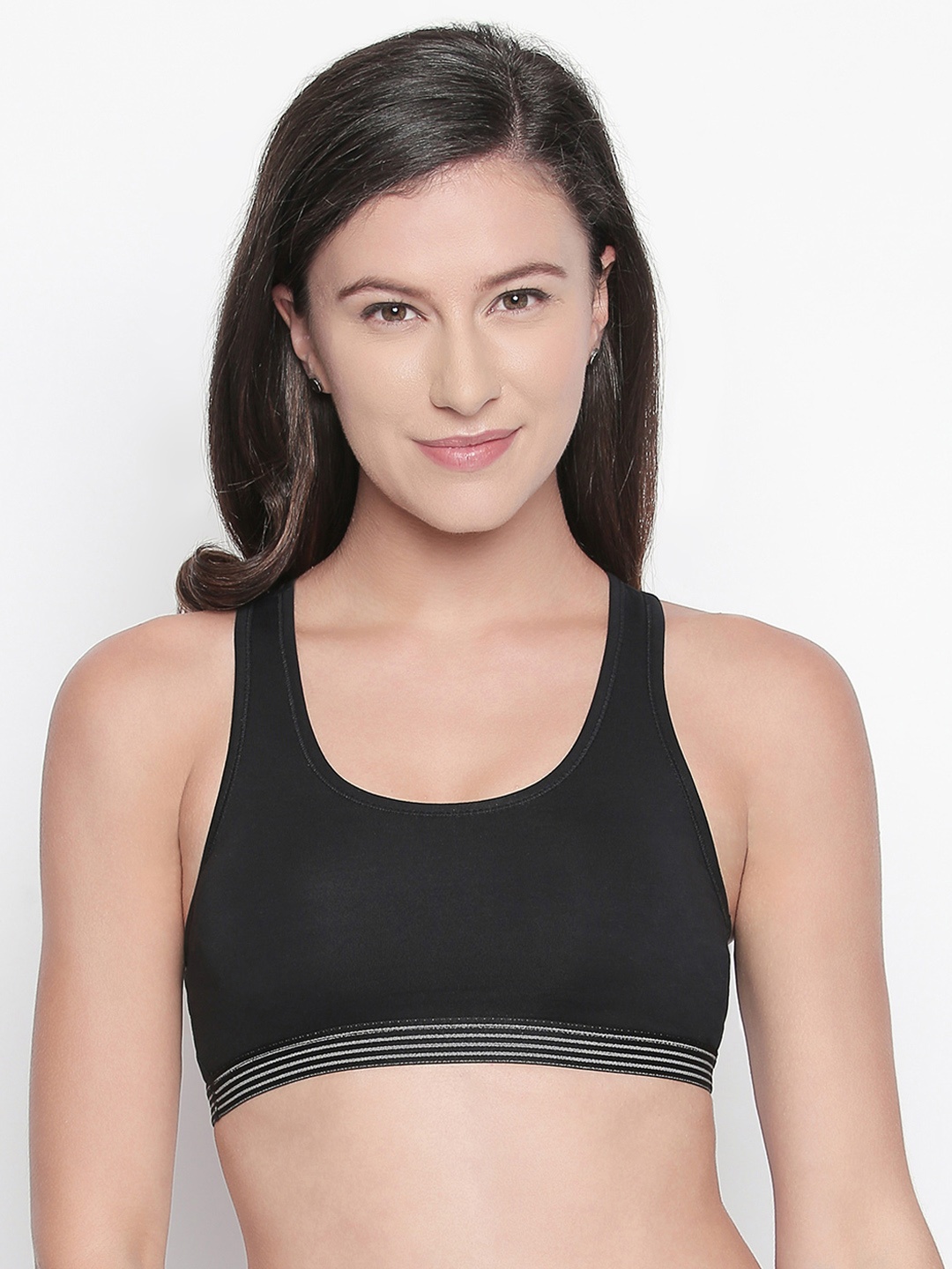 

Bodycare Set of 3 Black Solid Non-Wired Non Padded Everyday Bras E1616BBB