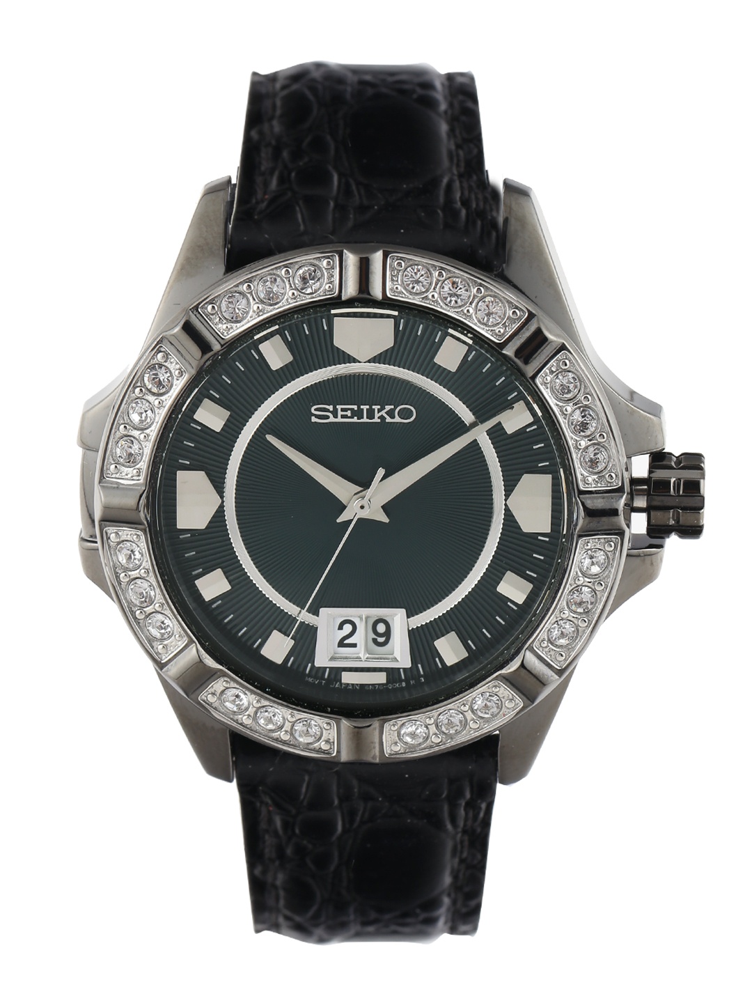 

SEIKO LORD Women Black Dial Watch with Swarovski Elements SUR805P1