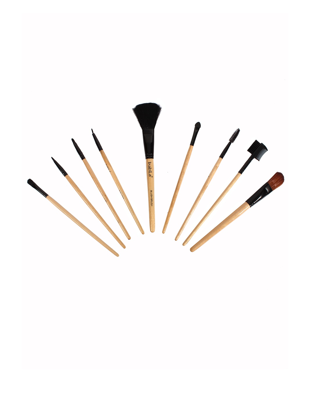 

Babila Women Set of 9 Makeup Tools MBS-V05, Beige