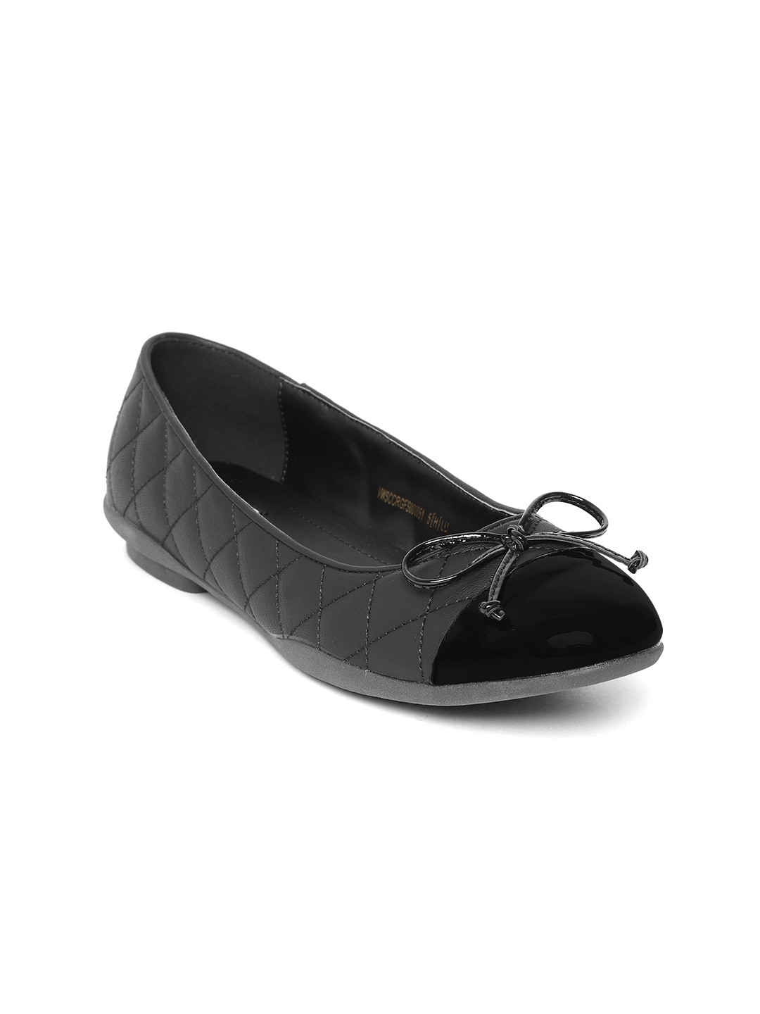

Van Heusen Woman Women Black Textured Ballerinas