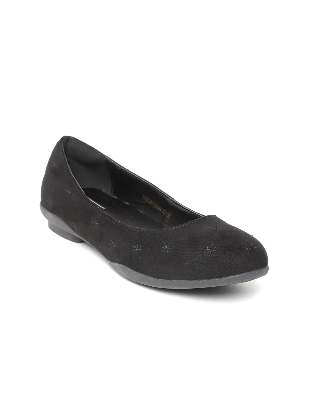 

Van Heusen Woman Women Black Embroidered Ballerinas