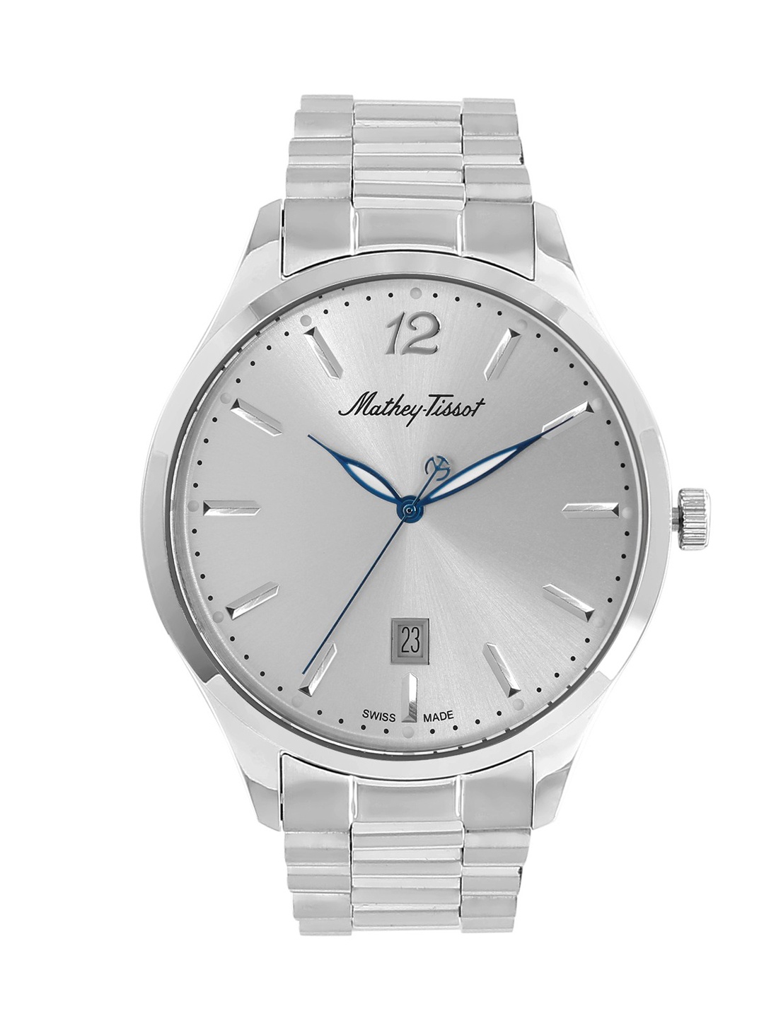 

Mathey-Tissot Men Silver-Toned Analogue Watch H411MAS
