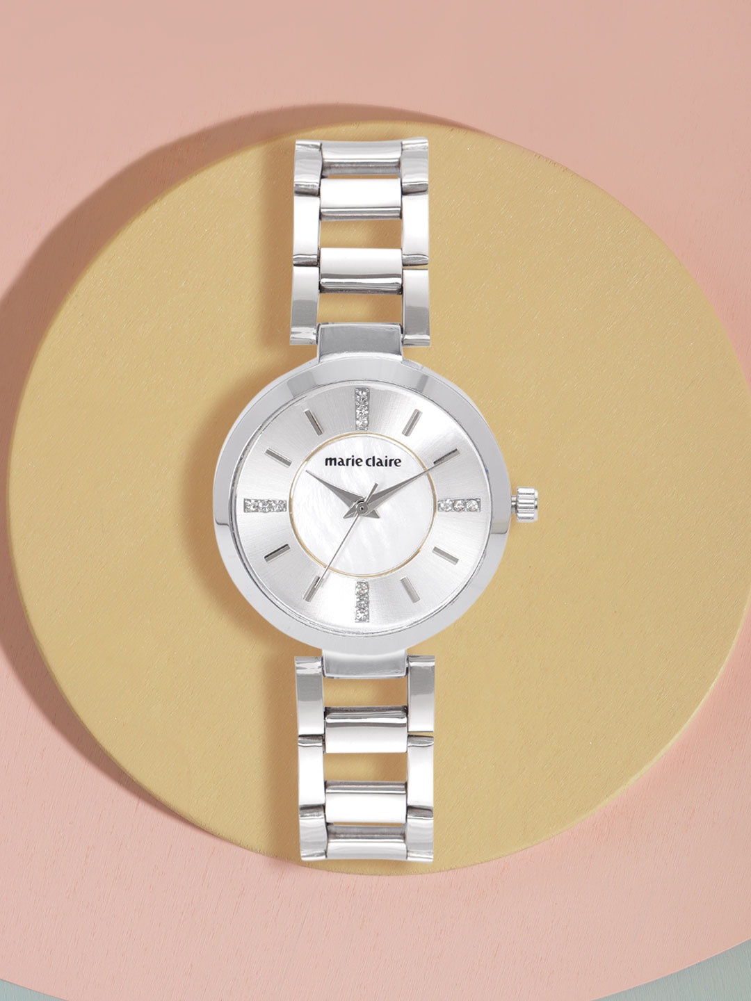 

Marie Claire Women Silver-Toned Analogue Watch MC 12E-A