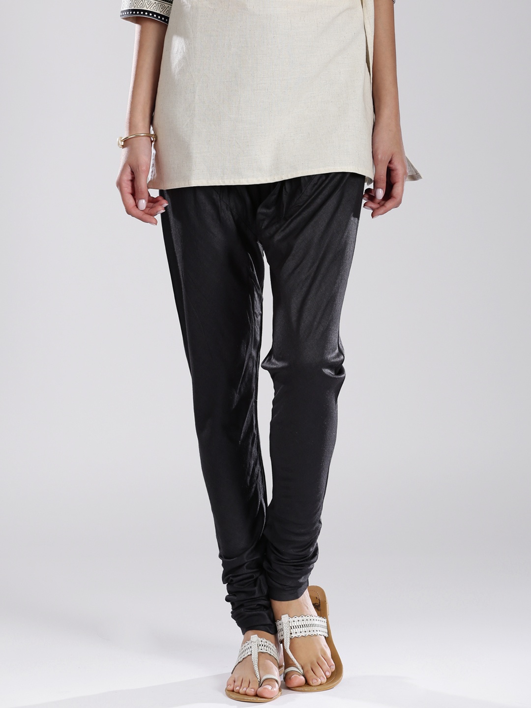 

Fabindia Black Silk Churidar
