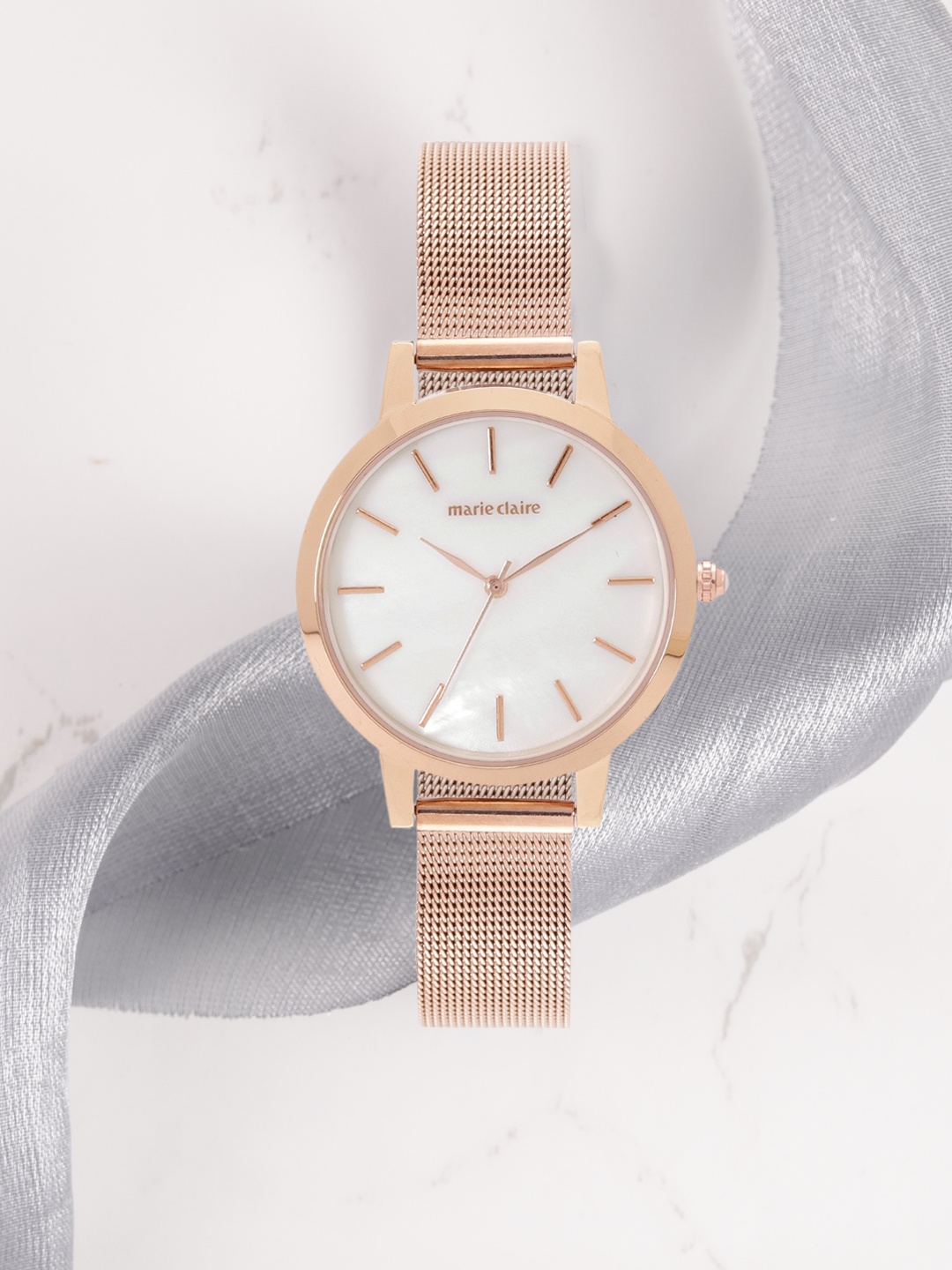 

Marie Claire Women White Analogue Watch MC 2A-A