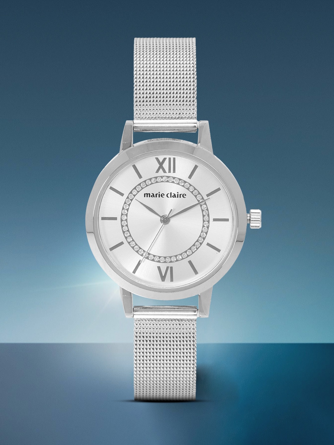 

Marie Claire Women Silver-Toned Analogue Watch MC 13B-B-A