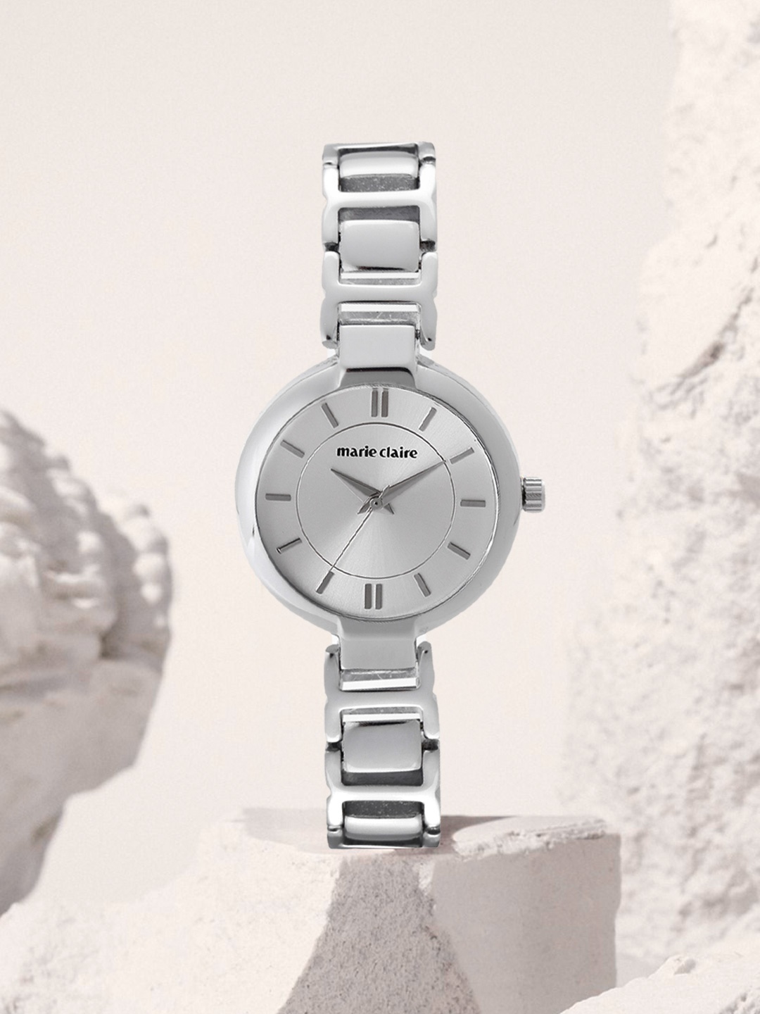 

Marie Claire Women Silver-Toned Analogue Watch MC 16E-A