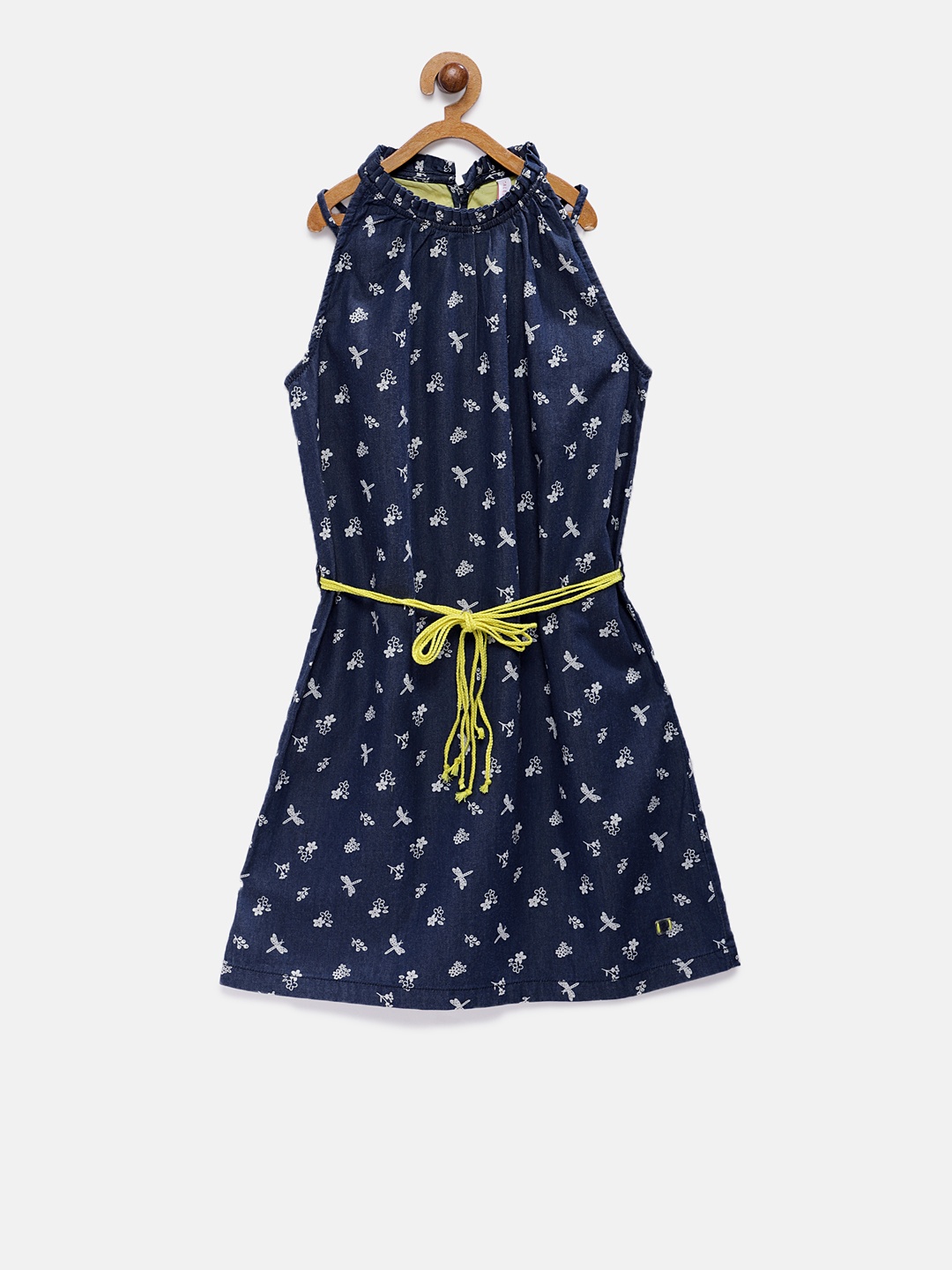 

TALES & STORIES Girls Navy Blue A-Line Dress