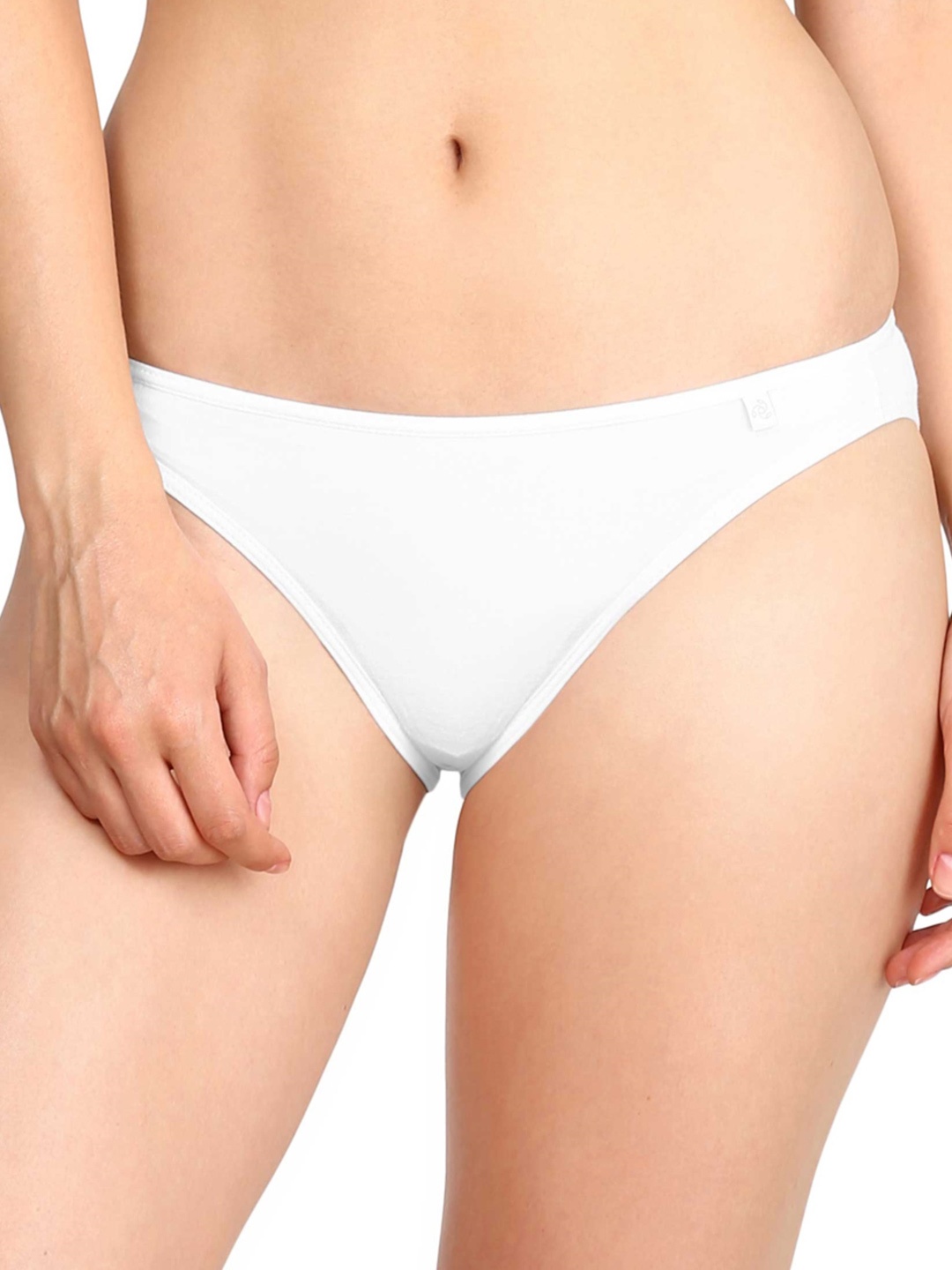 

Jockey Women Super Combed Cotton Stretch Low Waist Bikini Briefs SS02-0105, White