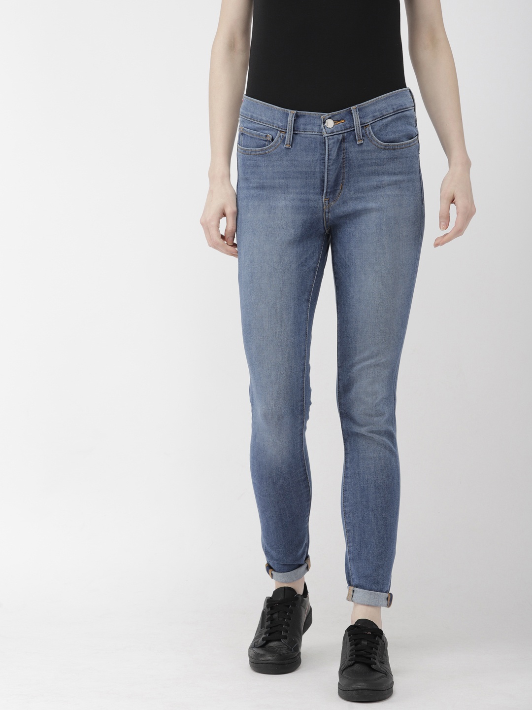 

Levis Women Blue Shaping Super Skinny Fit Mid-Rise Clean Look Stretchable Jeans 310