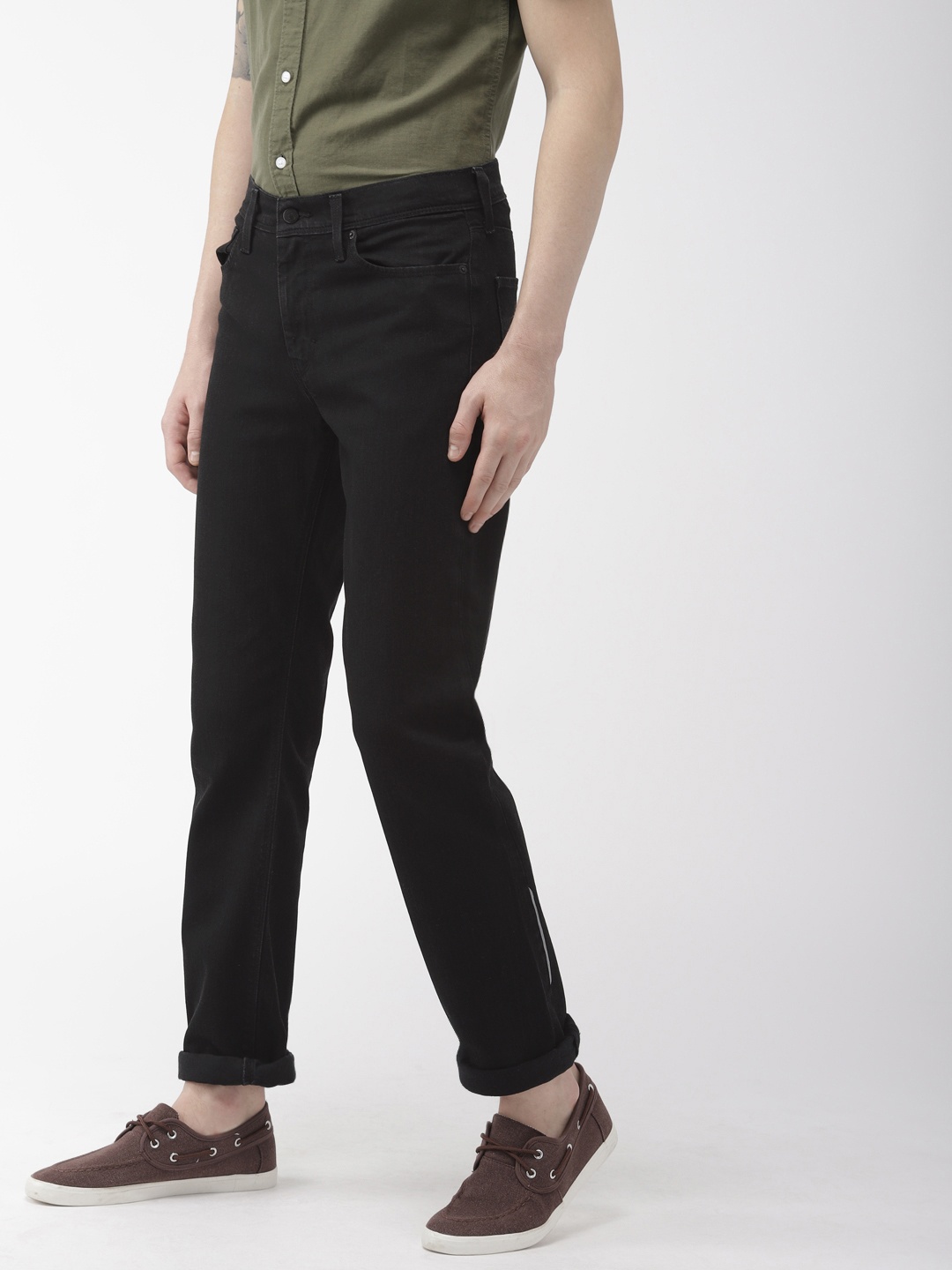 

Levis Men Black 511 Slim Fit Mid-Rise Clean Look Stretchable Jeans