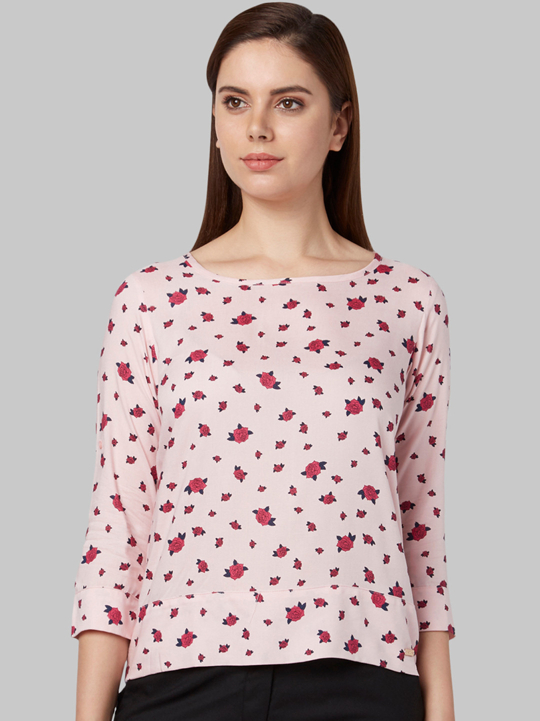 

Park Avenue Women Red Printed Top