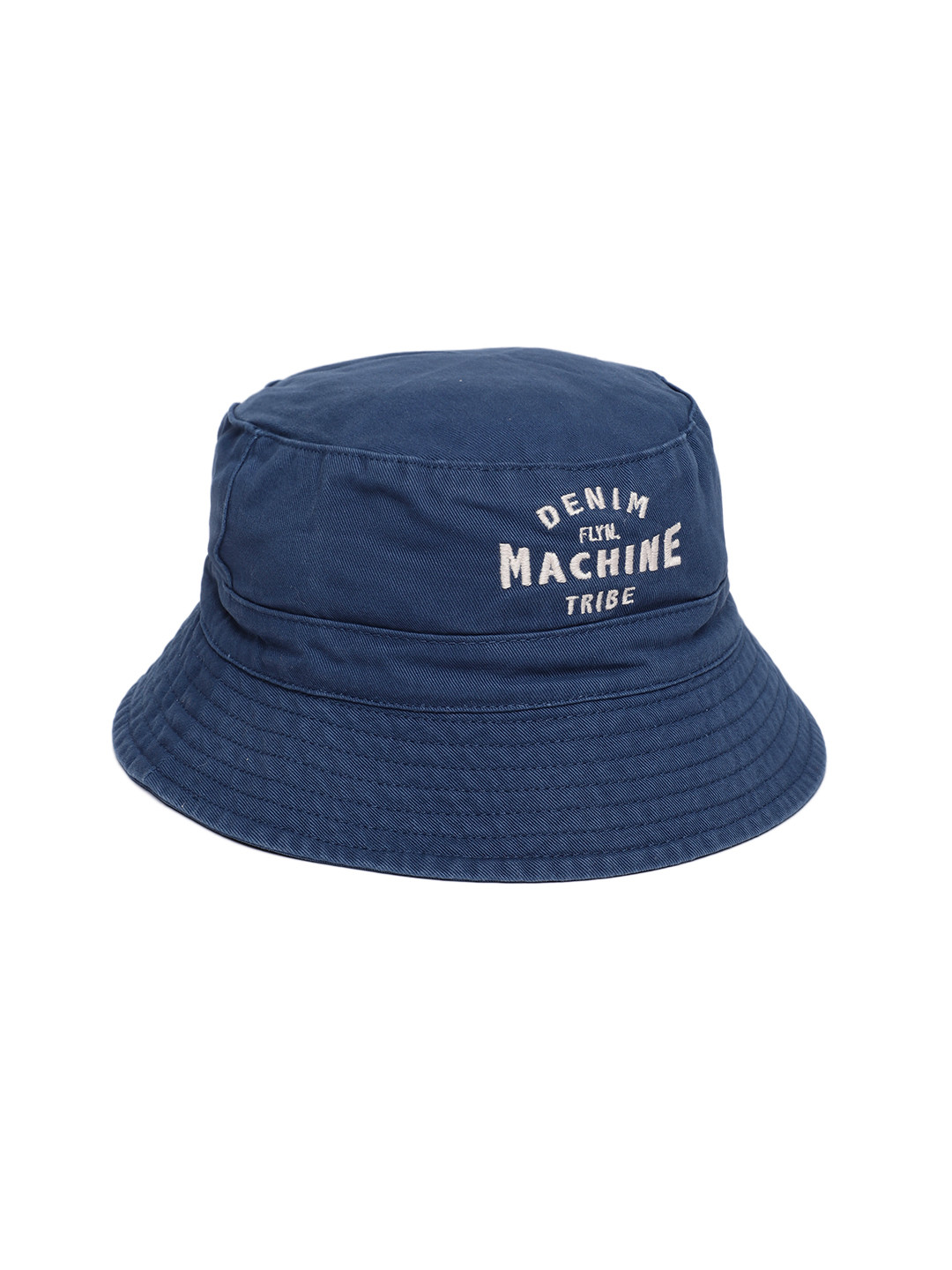 

Flying Machine Men Navy Blue Solid Bucket Hat
