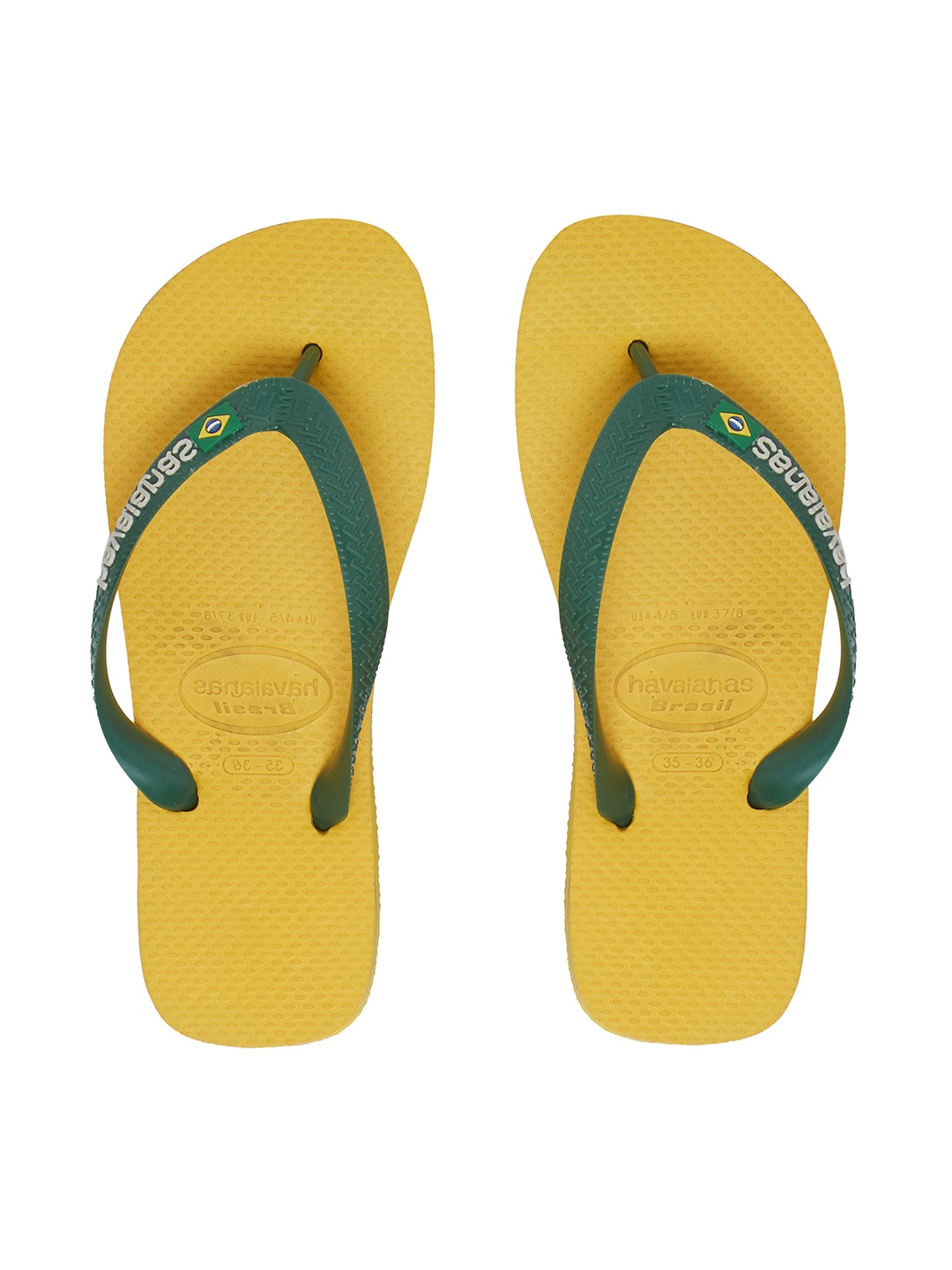 

Havaianas Men Yellow Solid Thong Flip-Flops