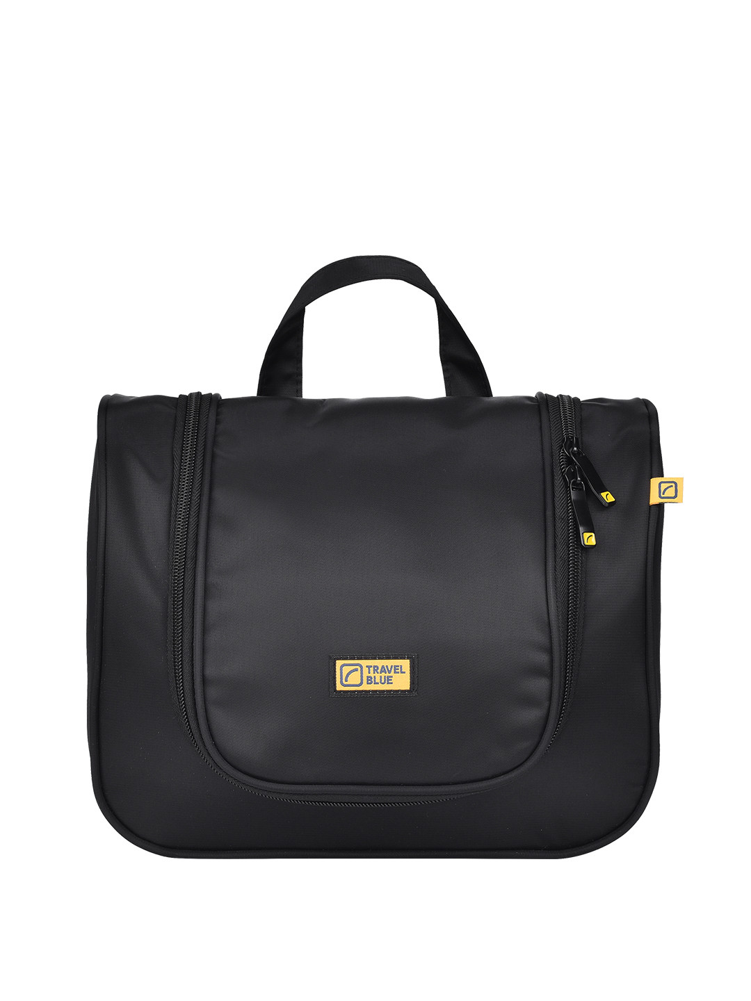 

Travel Black Solid Luxury Beauty Travel Toiletry Bag