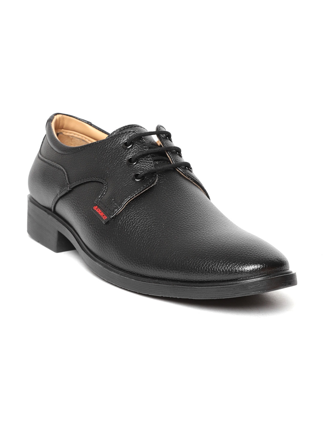 

Duke Men Black Solid Formal Derbys