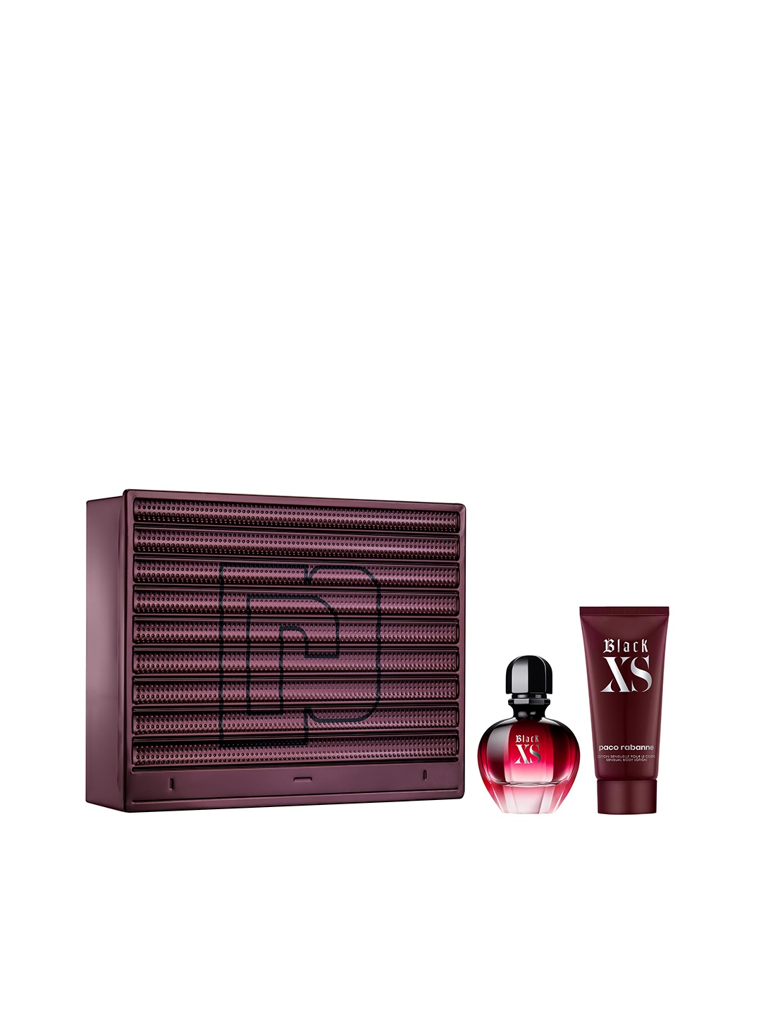 

Paco Rabanne Women Black XS Eau de Parfum & Body Lotion Gift Set, Transparent