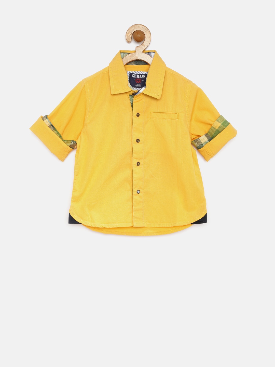 

GJ Unltd Jeans by Gini & Jony Boys Yellow Shirt
