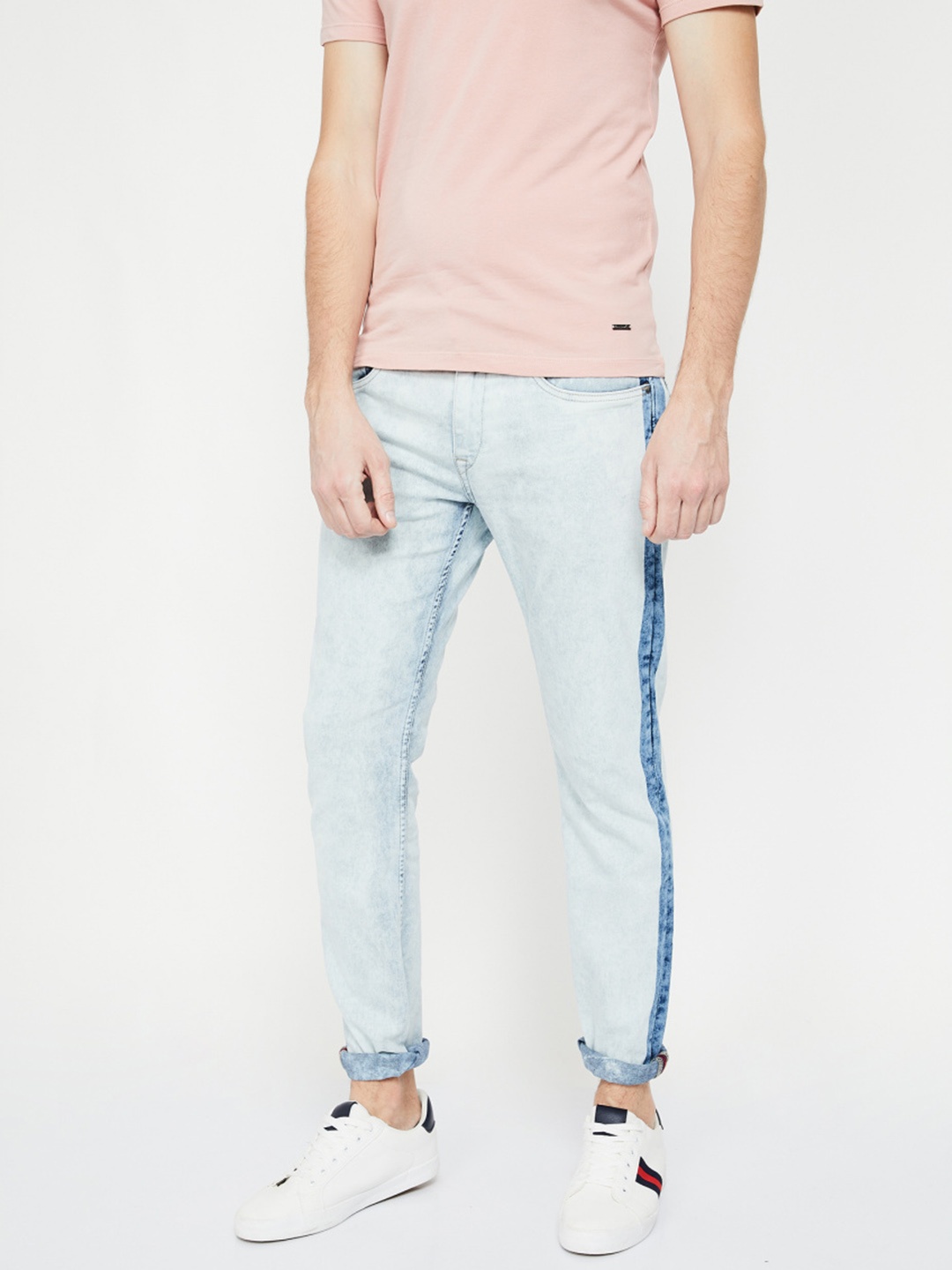 

Forca by Lifestyle Men Blue Super Skinny Fit Mid-Rise Clean Look Jeans