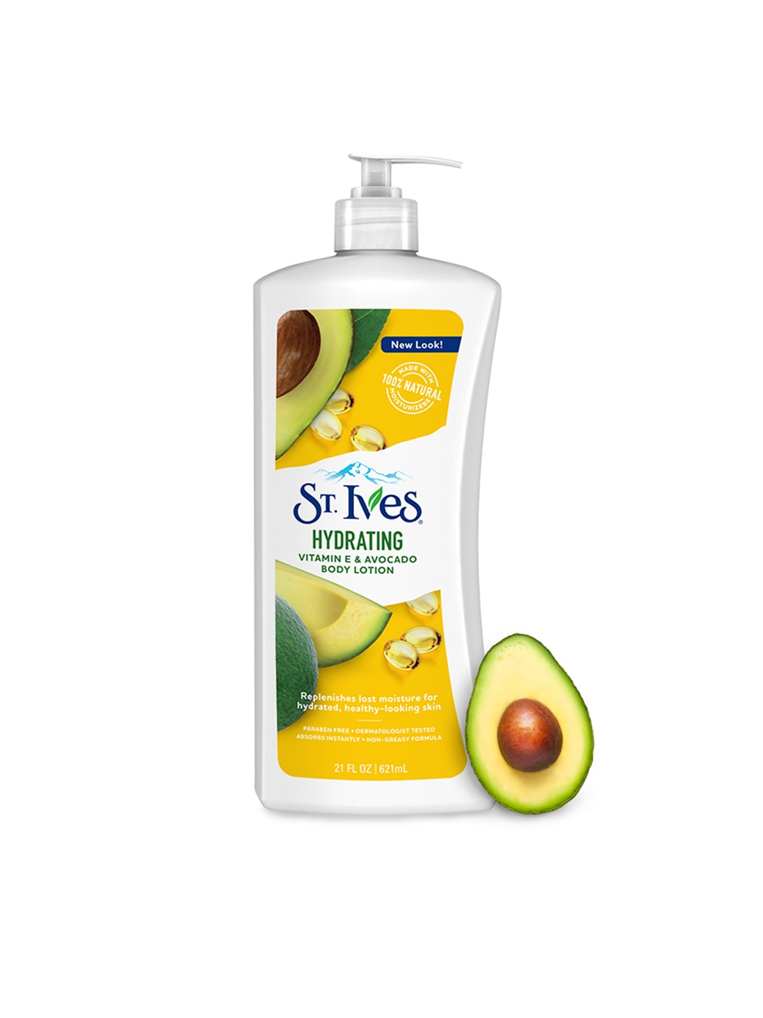 

St. Ives Unisex Hydrating Vitamin E & Avocado Body Lotion 621 ml, White