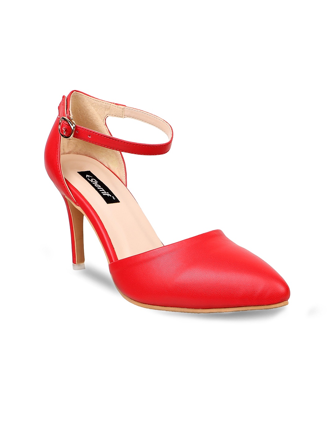 

Sherrif Shoes Women Red Solid Pumps