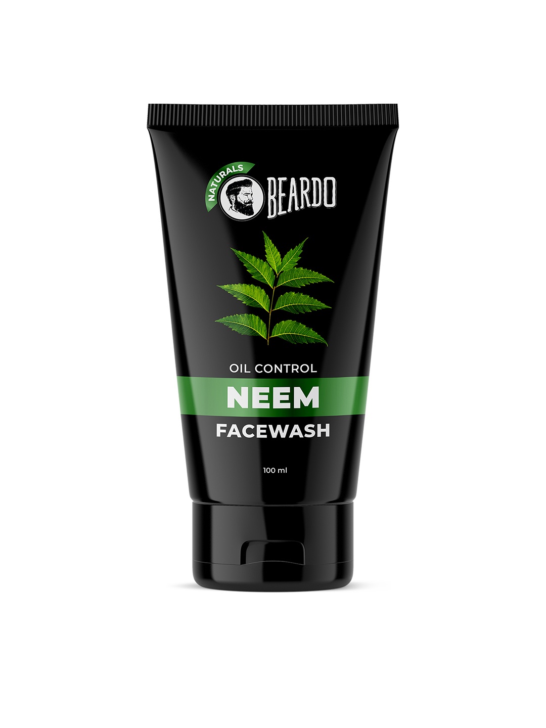 

Beardo Men Neem Face & Beard Wash 100ml, Black