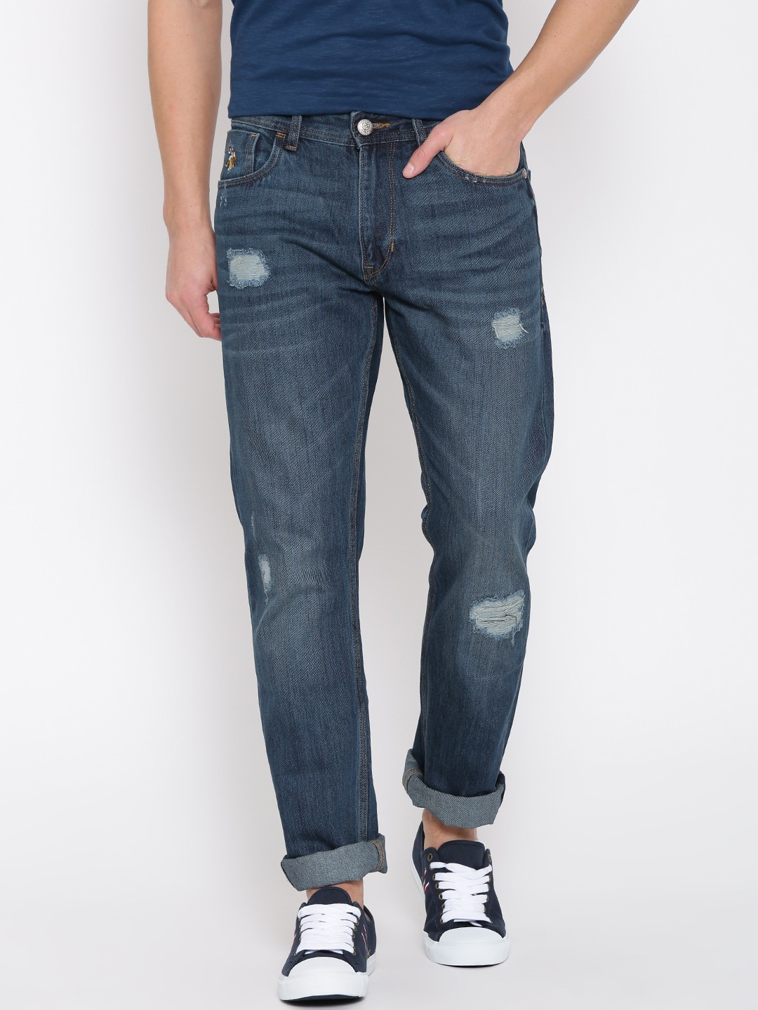 

U.S. Polo Assn. Denim Co. Blue Badger Comfort Slim Fit Jeans