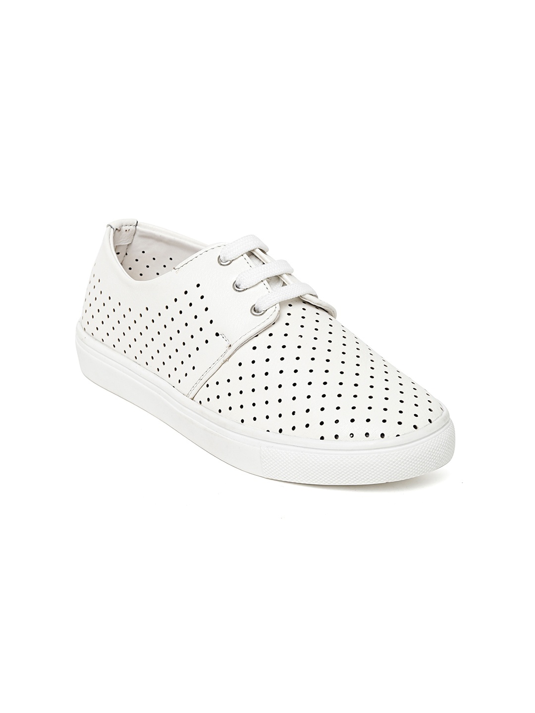

Bruno Manetti Women White Sneakers