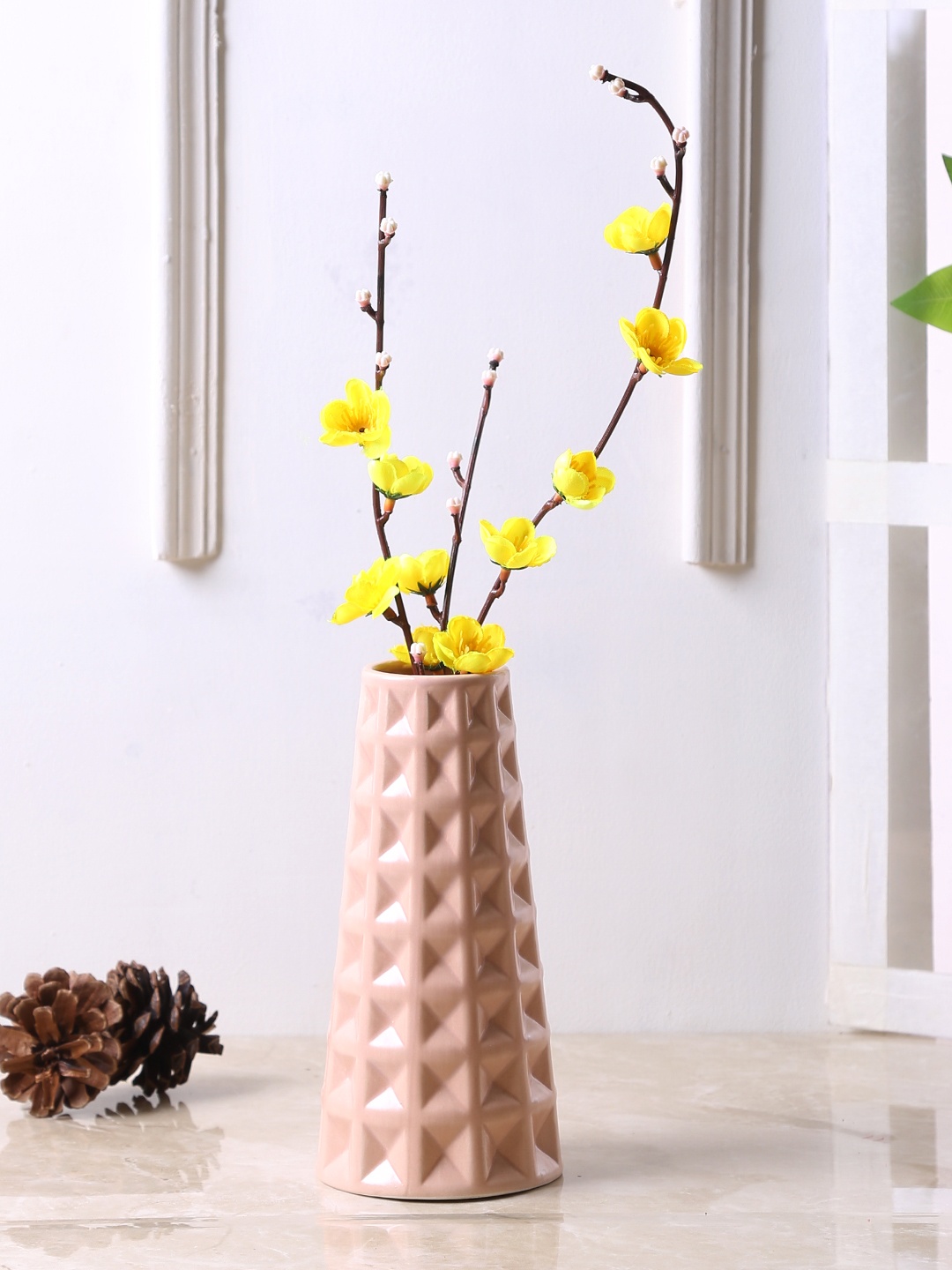 

TAYHAA Pink Ceramic Flower Vase