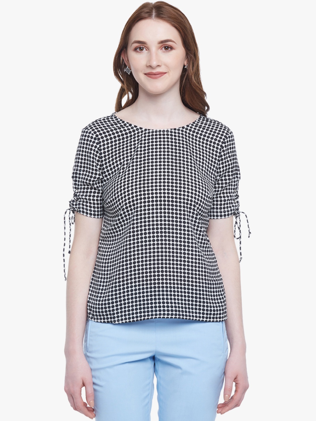 

Black Printed Blouse