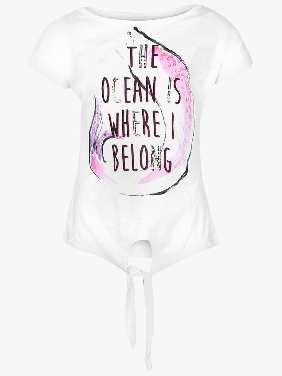 

White Casual Pure Cotton Top