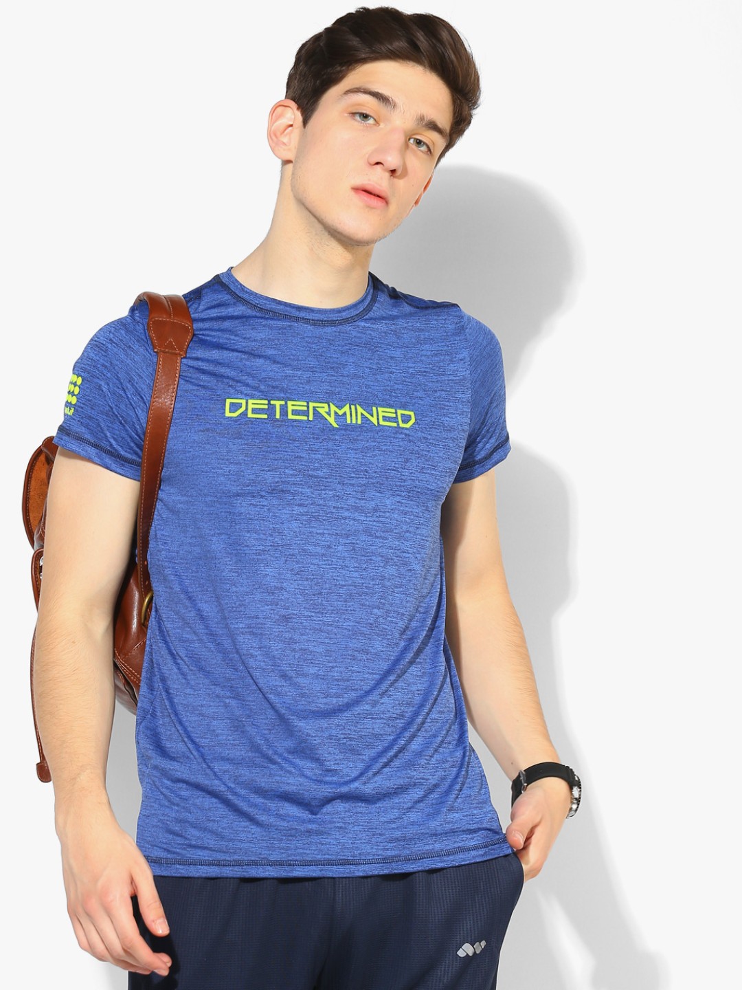 

Blue Round Neck T-Shirt