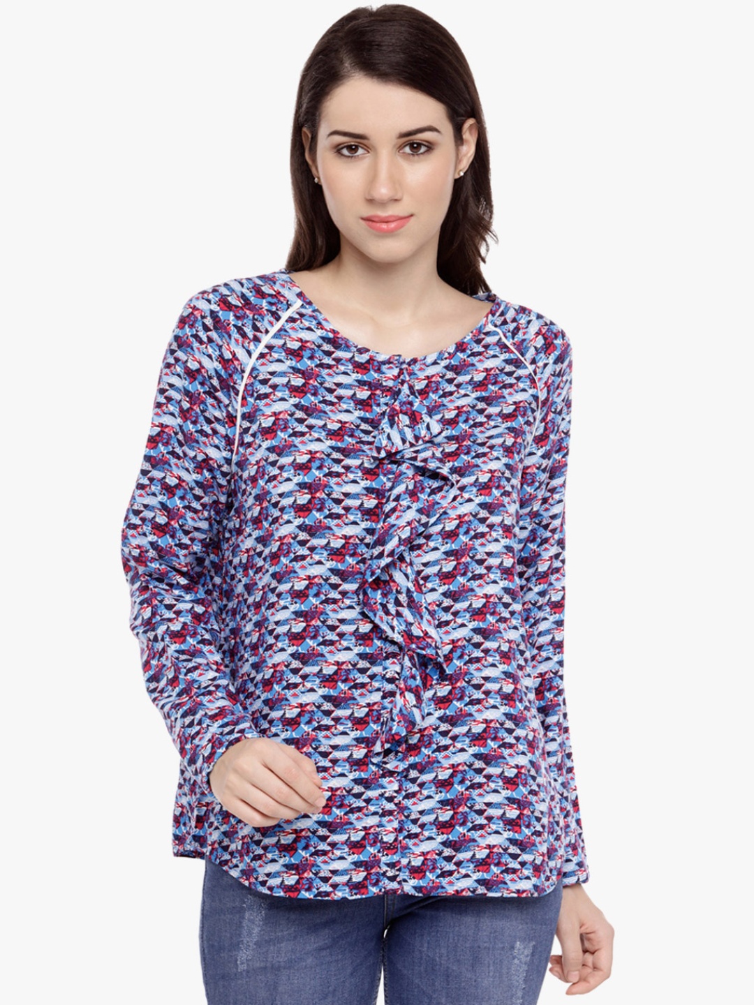 

Multi Coloured Printed Blouse