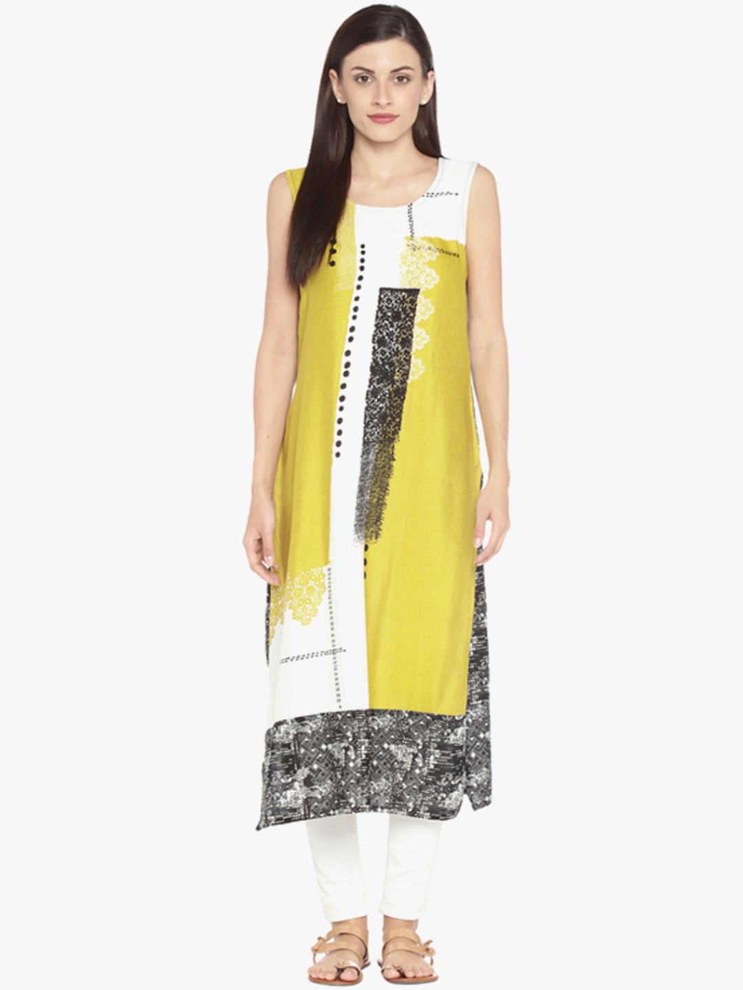 

RANGMANCH BY PANTALOONS Multicoloured Printed Kurta, Multi