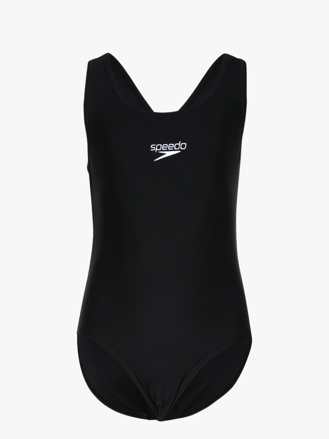 

Black Solid Bodysuit