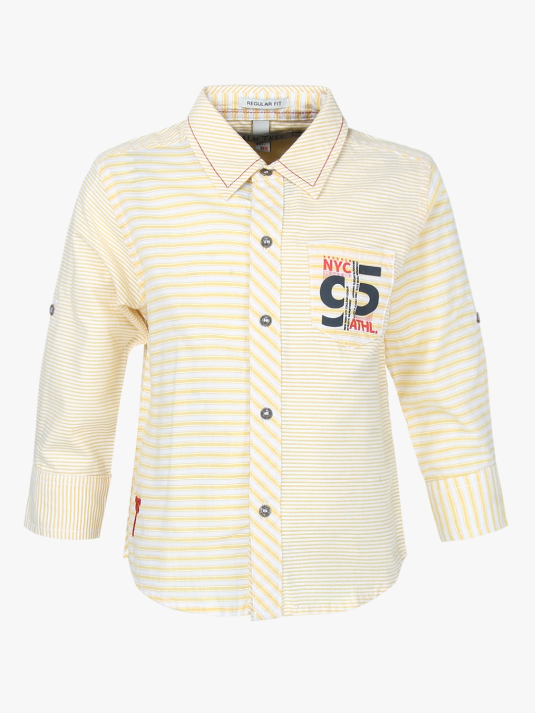 

Yellow Regular Fit Casual Shirt