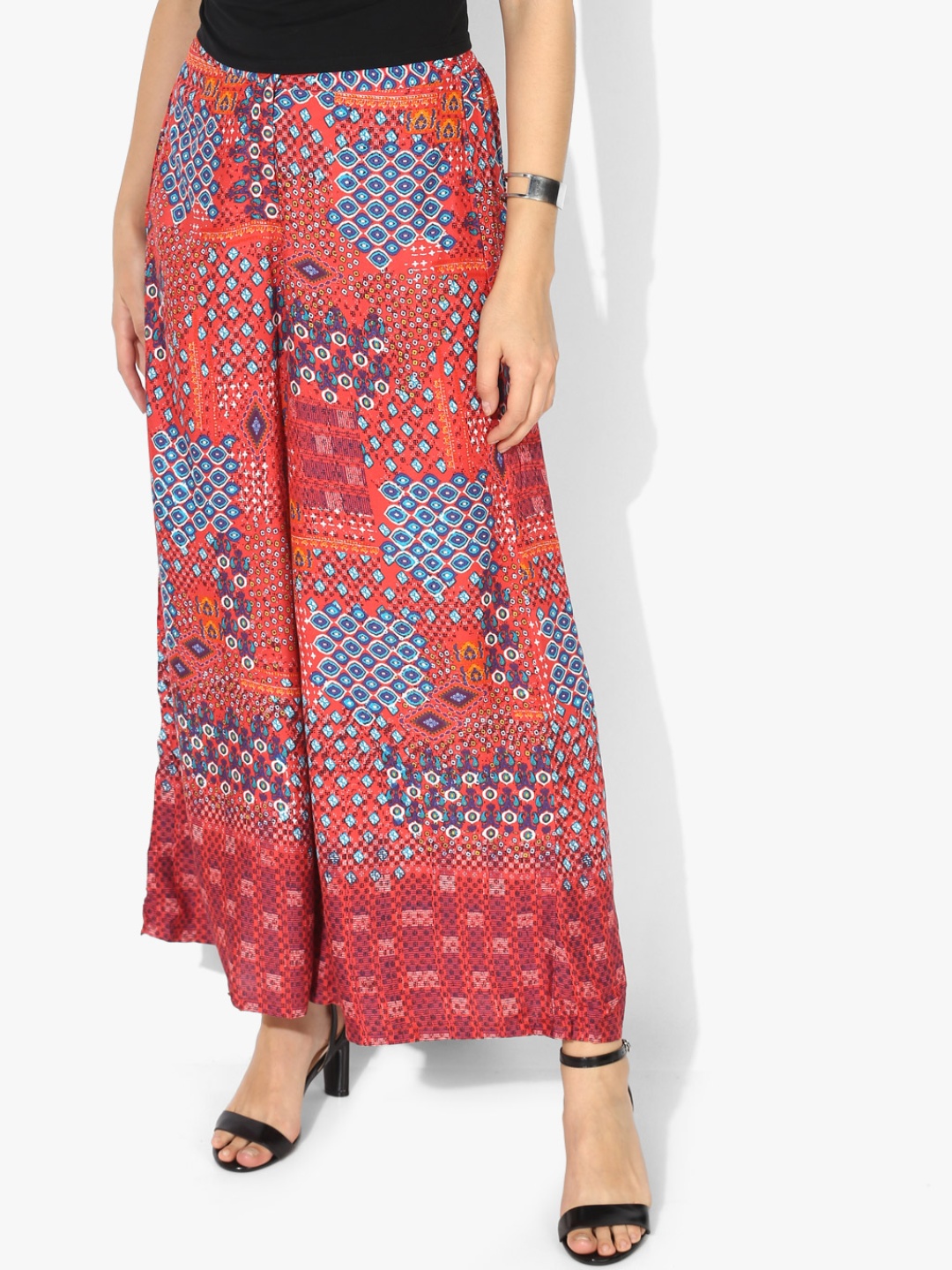 

Red Printed Palazzo