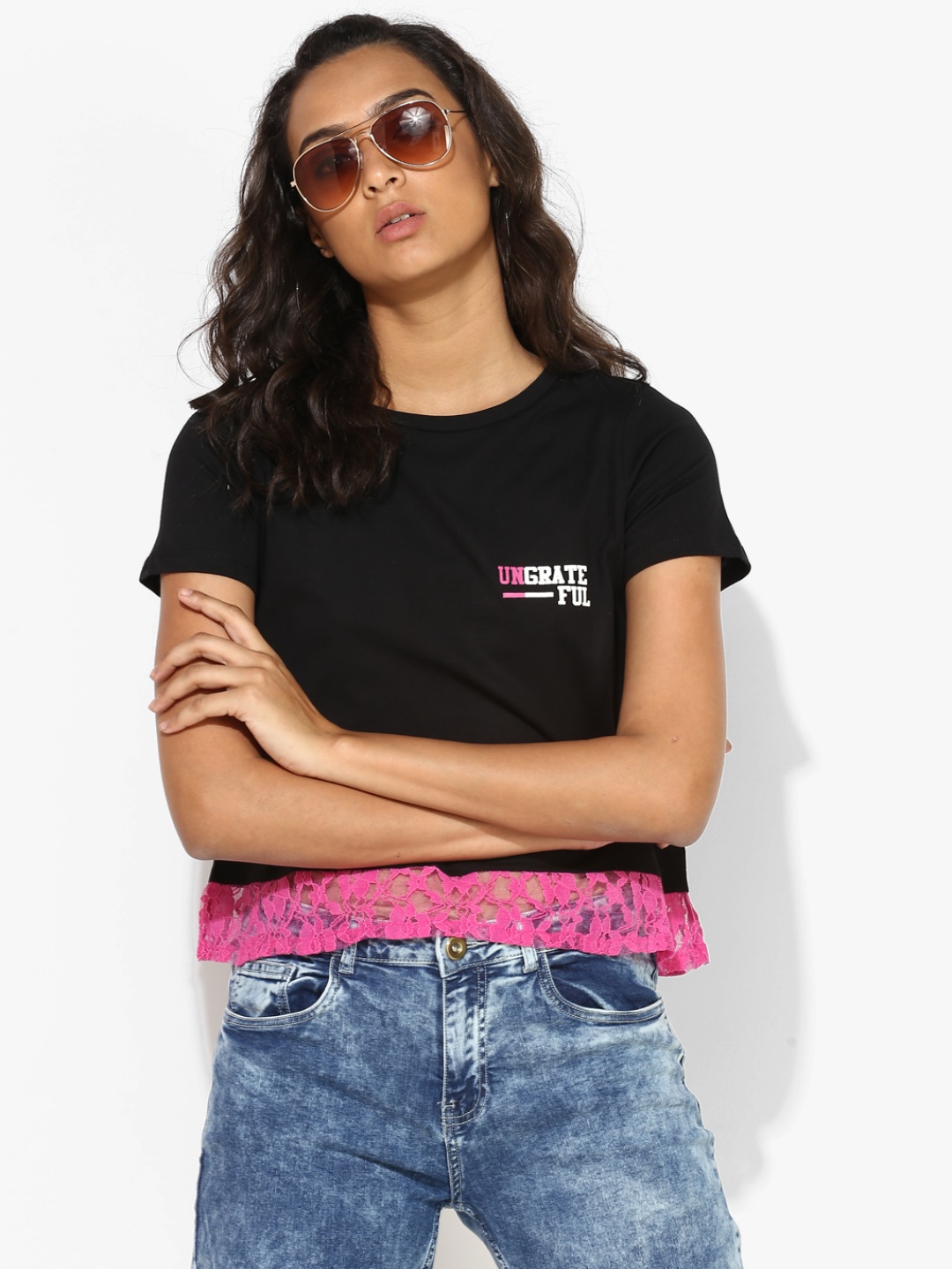 

Black Self Design Sweatshirt