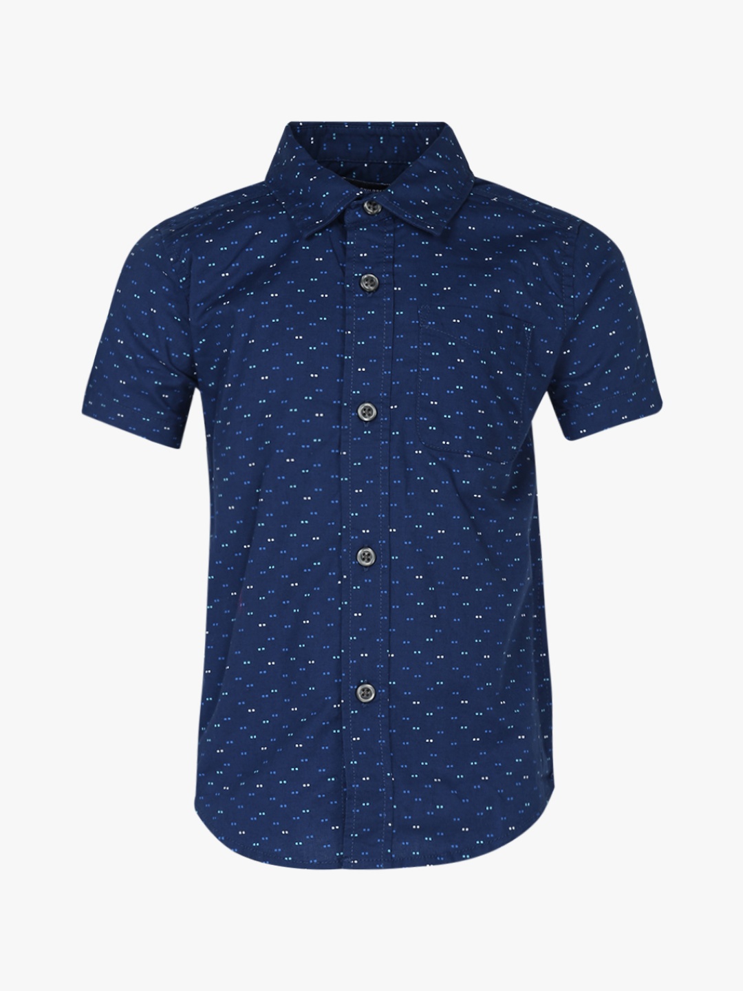 

Navy Blue Regular Fit Casual Shirt