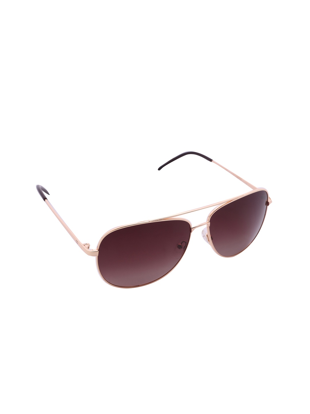 

GIO COLLECTION Men Aviator Sunglasses, Brown
