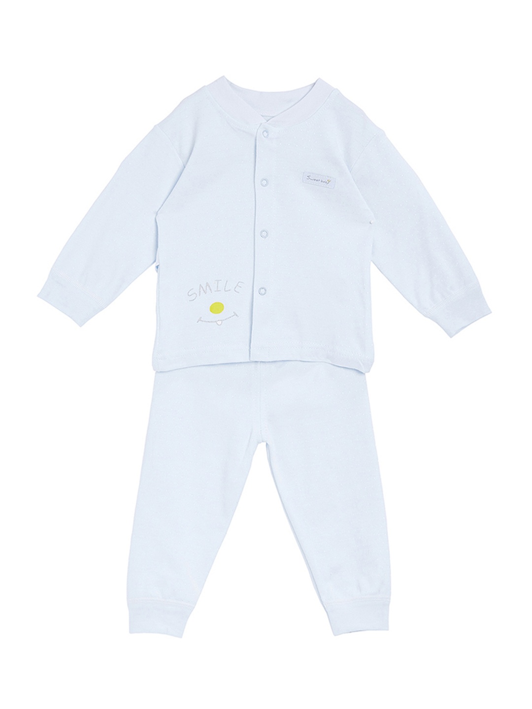 

Camey Unisex Blue Printed Night suit