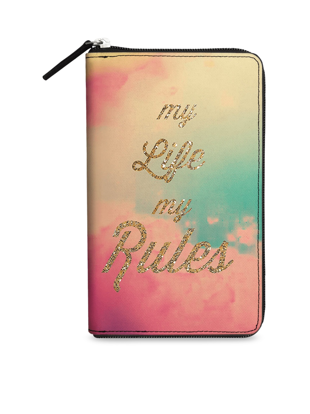 

DailyObjects Women Multicoloured Printed Passport Holder, Multi