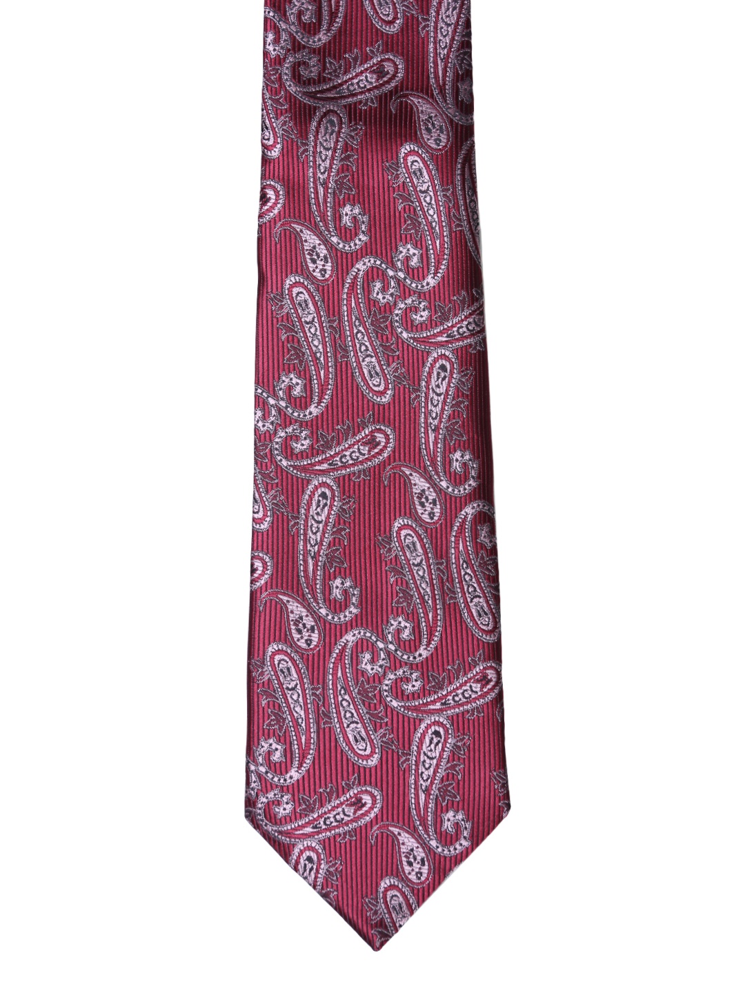 

Tossido Men Maroon Woven Designed Broad Tie