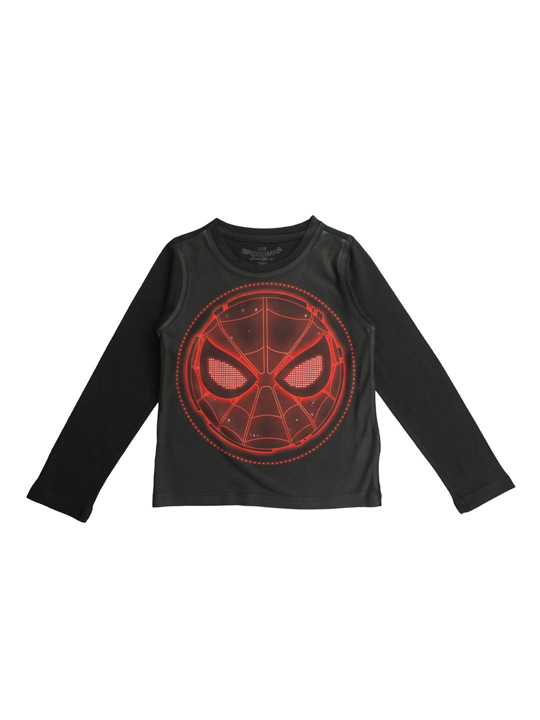 

Marvel by Wear Your Mind Boys Black Printed Round Neck T-shirt